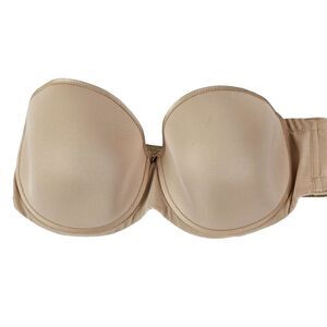 Chantelle Women's Strapless Bra‎ Sensual 34D Nude Beige Underwire Lightweight
